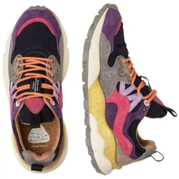 NWT Flower Mountain Yamano 3 Woman -  EU 39 - US 8 - Black-Violet Color - Picture 8 of 8